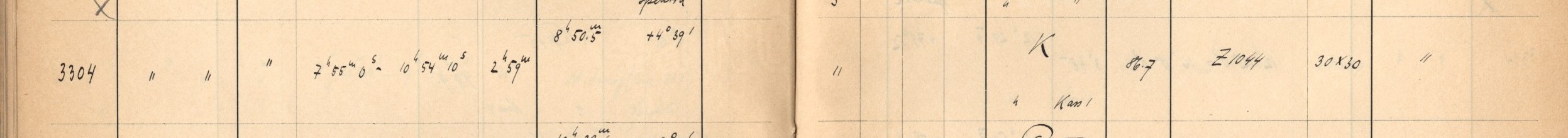 Plattenverzeichnis Eintrag03304