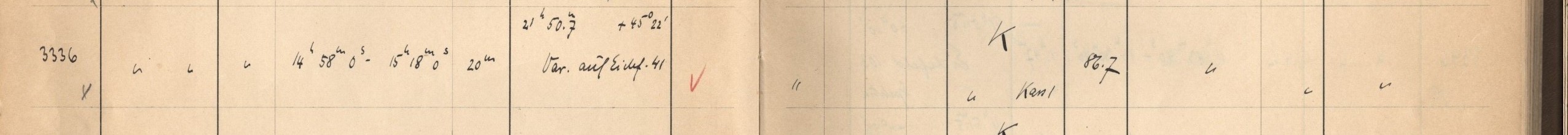 Plattenverzeichnis Eintrag03336