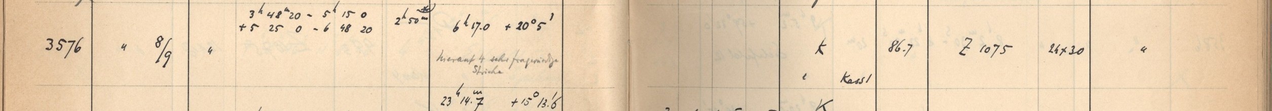 Plattenverzeichnis Eintrag03576