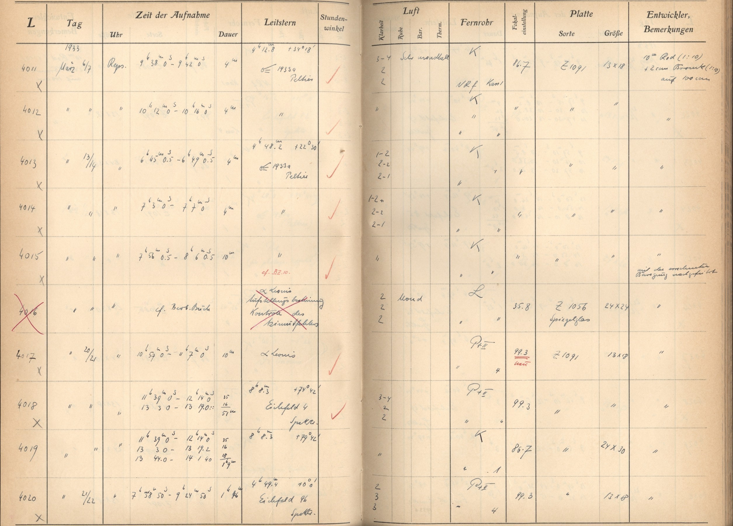 Plattenverzeichnis: ganze Seite04020