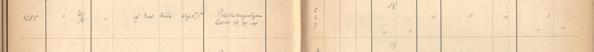 Plattenverzeichnis Eintrag04285