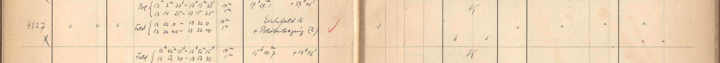 Plattenverzeichnis Eintrag04327