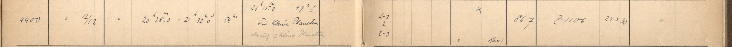Plattenverzeichnis Eintrag04400