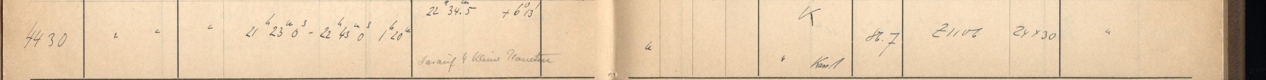 Plattenverzeichnis Eintrag04430