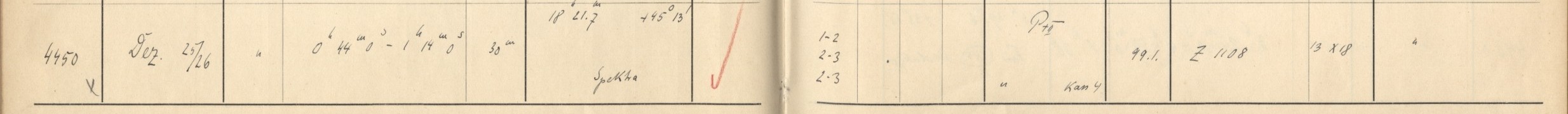 Plattenverzeichnis Eintrag04450