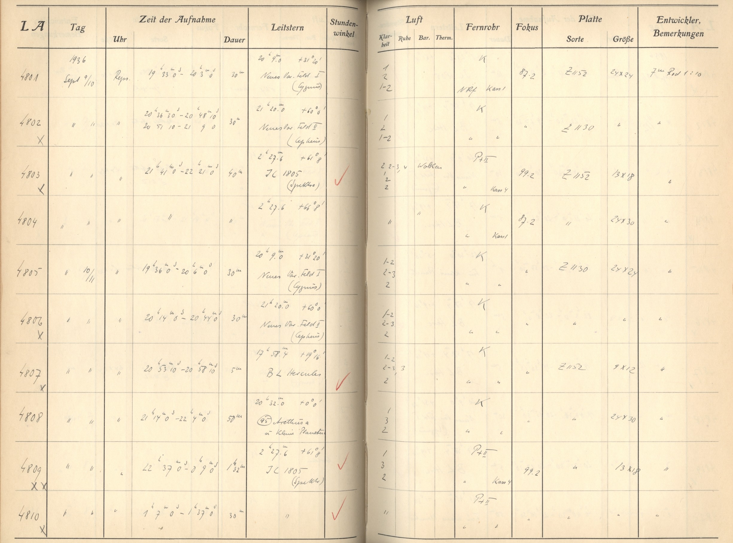 Plattenverzeichnis: ganze Seite04802