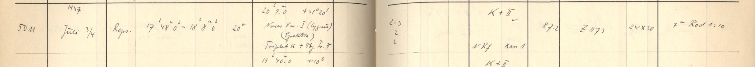 Plattenverzeichnis Eintrag05011