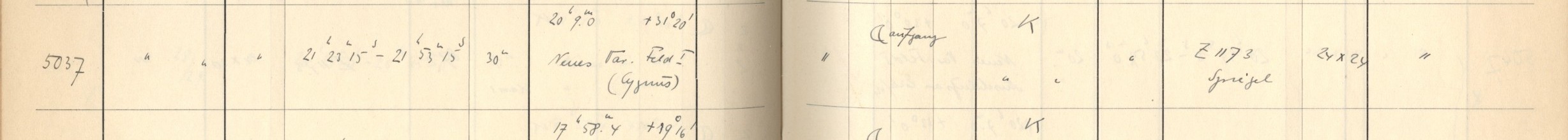 Plattenverzeichnis Eintrag05037