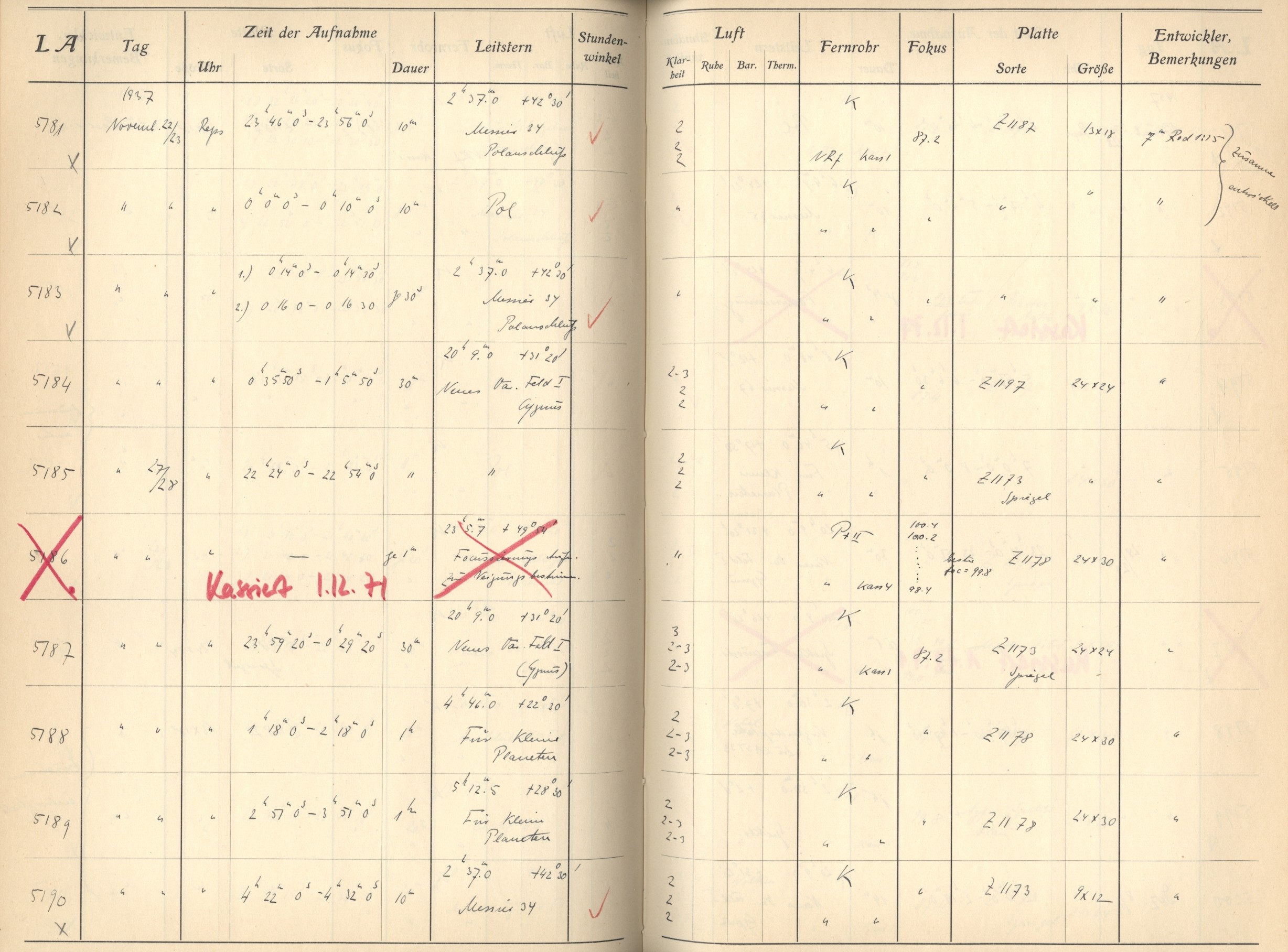 Plattenverzeichnis: ganze Seite05183