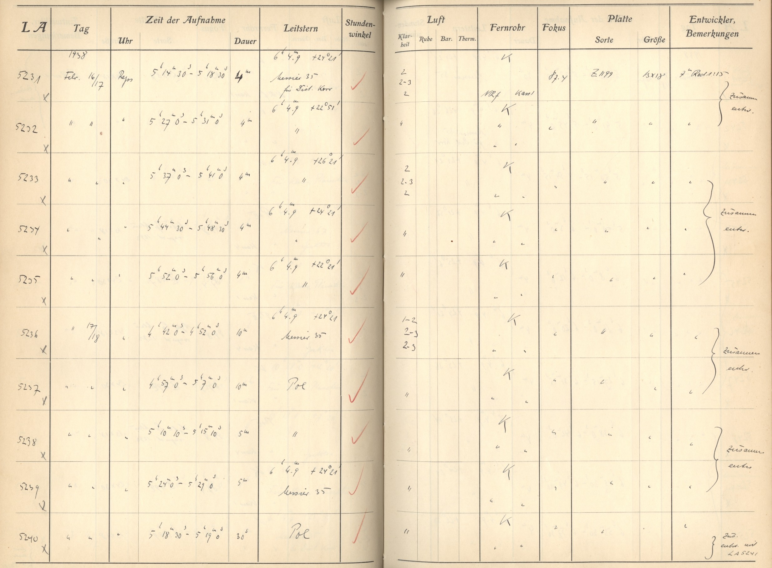 Plattenverzeichnis: ganze Seite05240