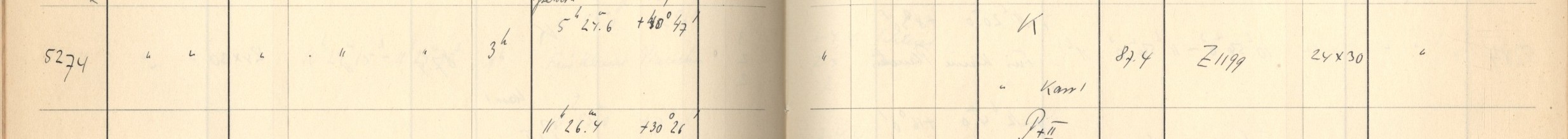 Plattenverzeichnis Eintrag05274