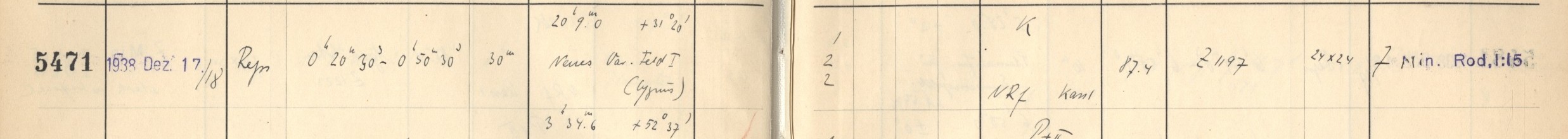 Plattenverzeichnis Eintrag05471
