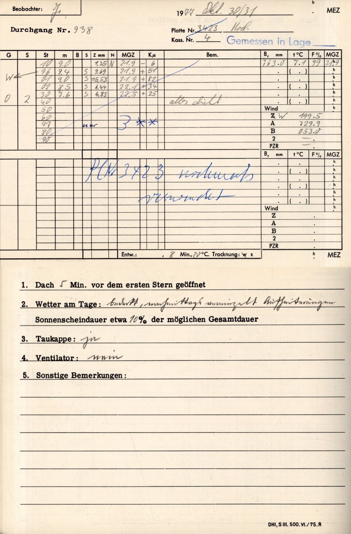 Plattenhuelle PZT3423