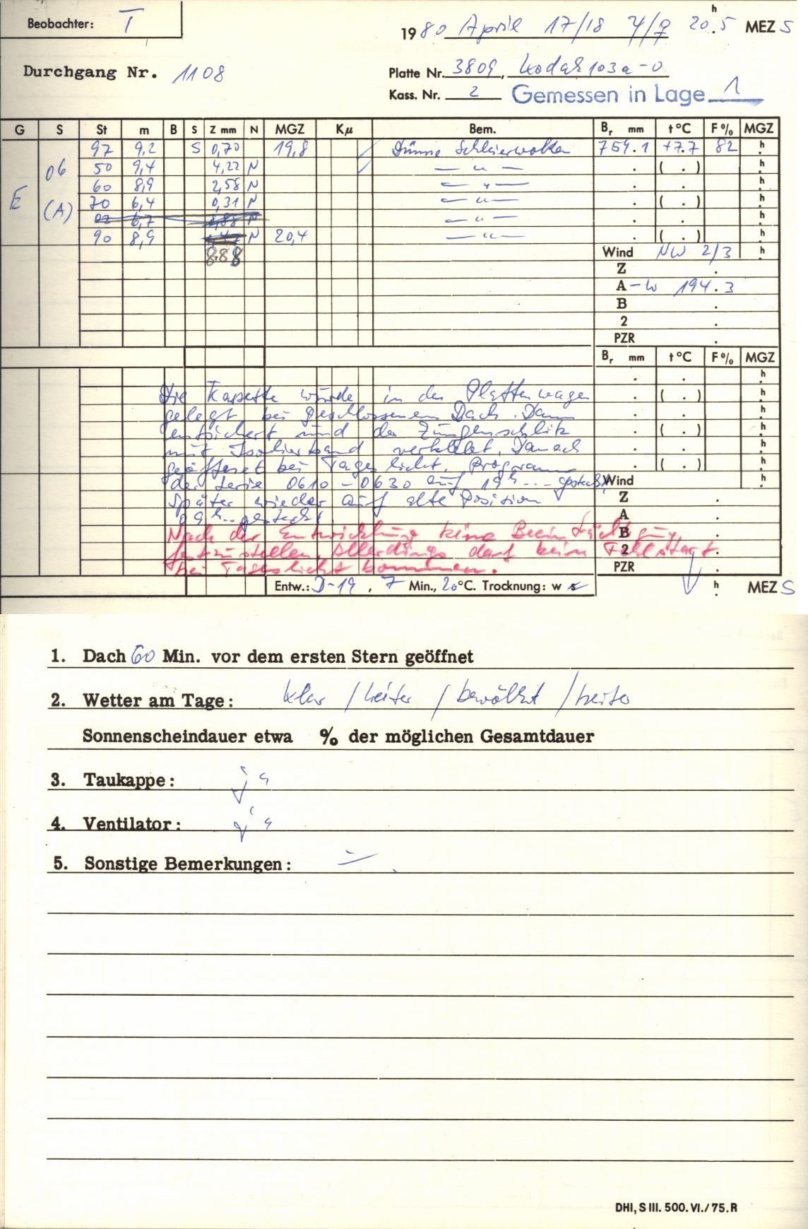 Plattenhuelle PZT3809