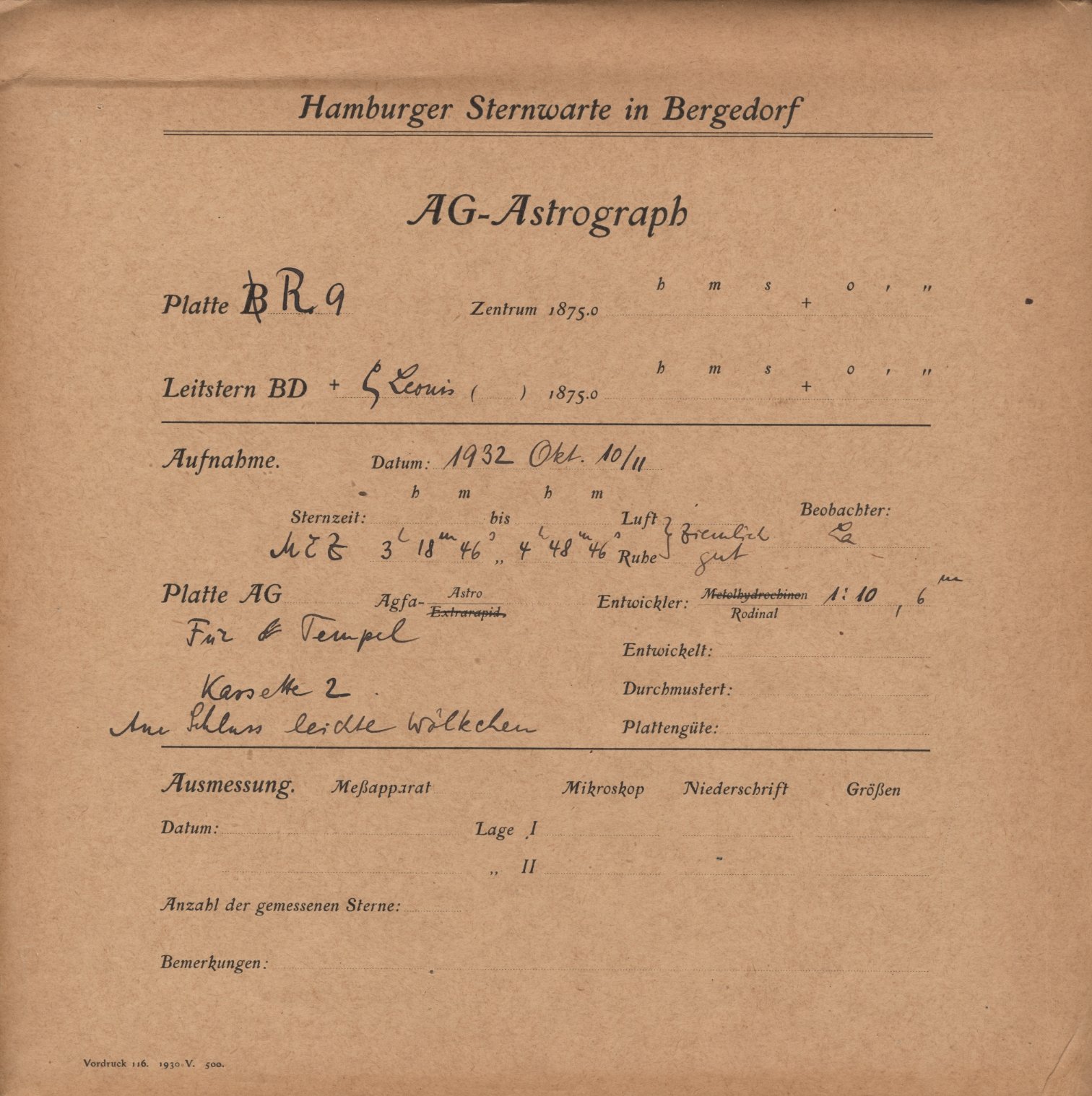 Plattenhuelle RK00009