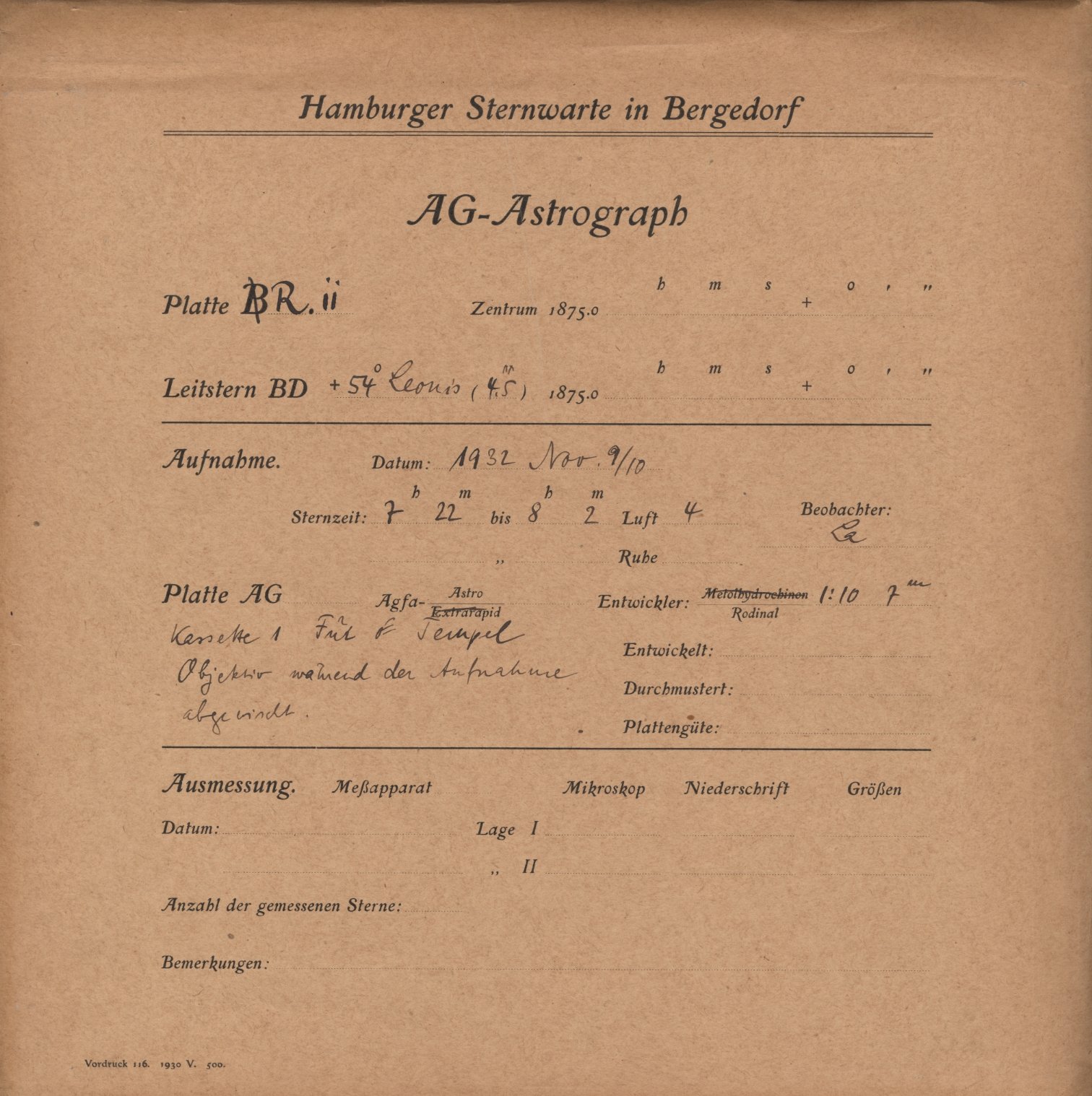 Plattenhuelle RK00011