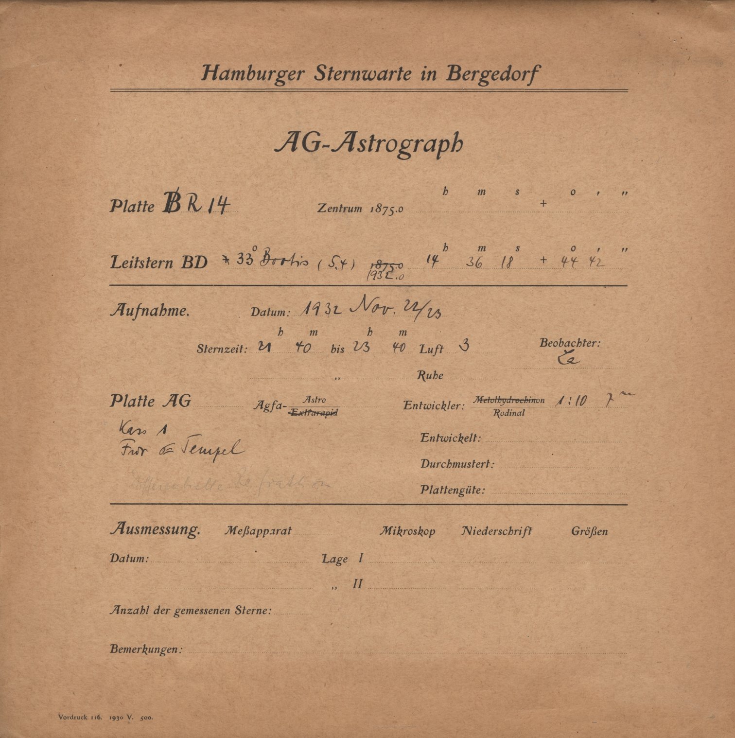Plattenhuelle RK00014