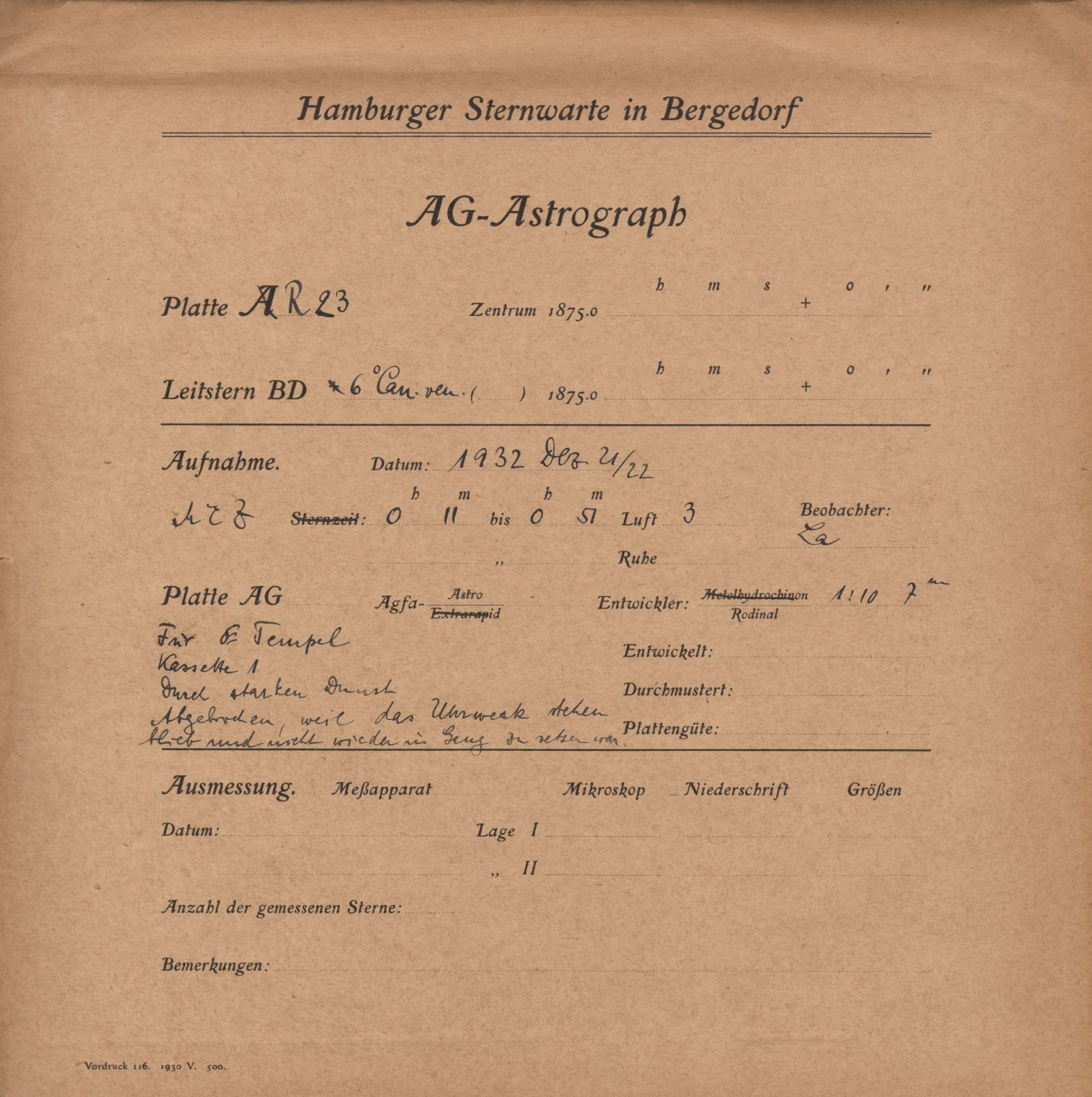 Plattenhuelle RK00023