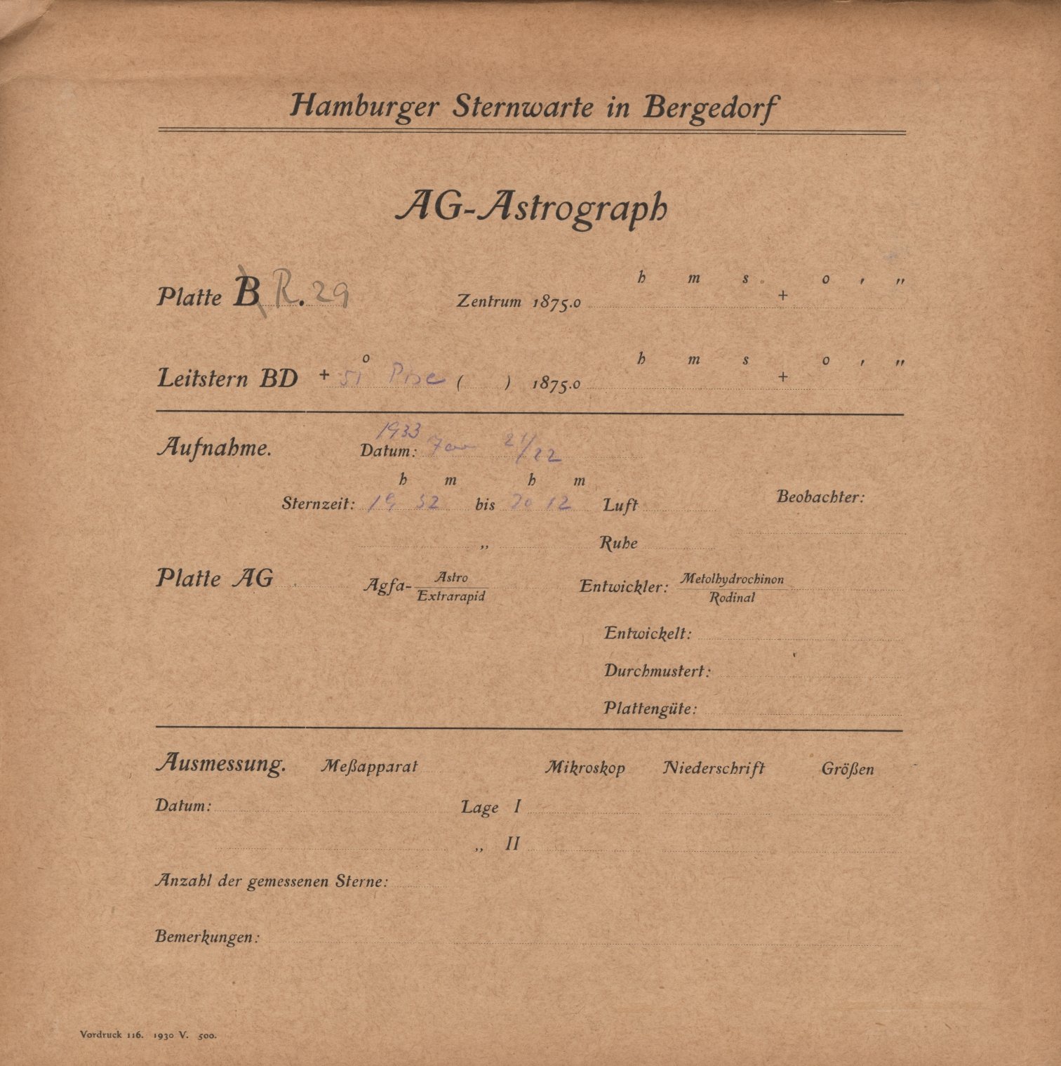 Plattenhuelle RK00029