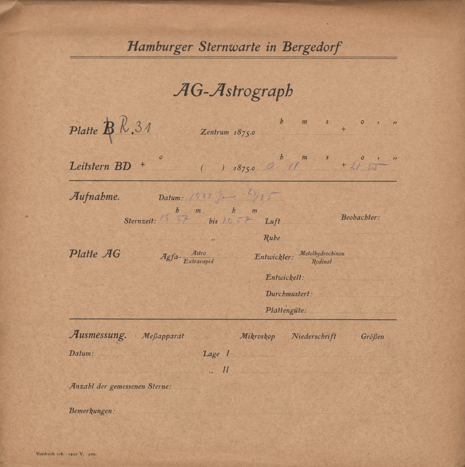 Plattenhuelle RK00031