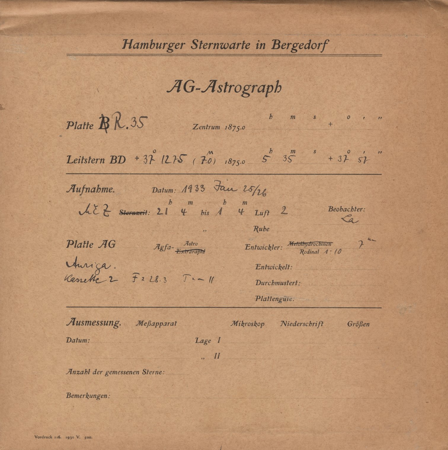Plattenhuelle RK00035