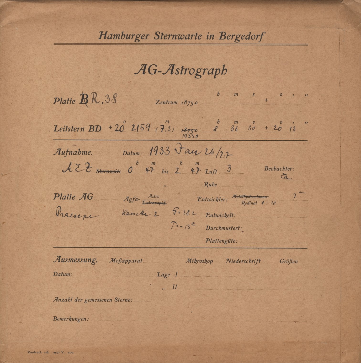 Plattenhuelle RK00038