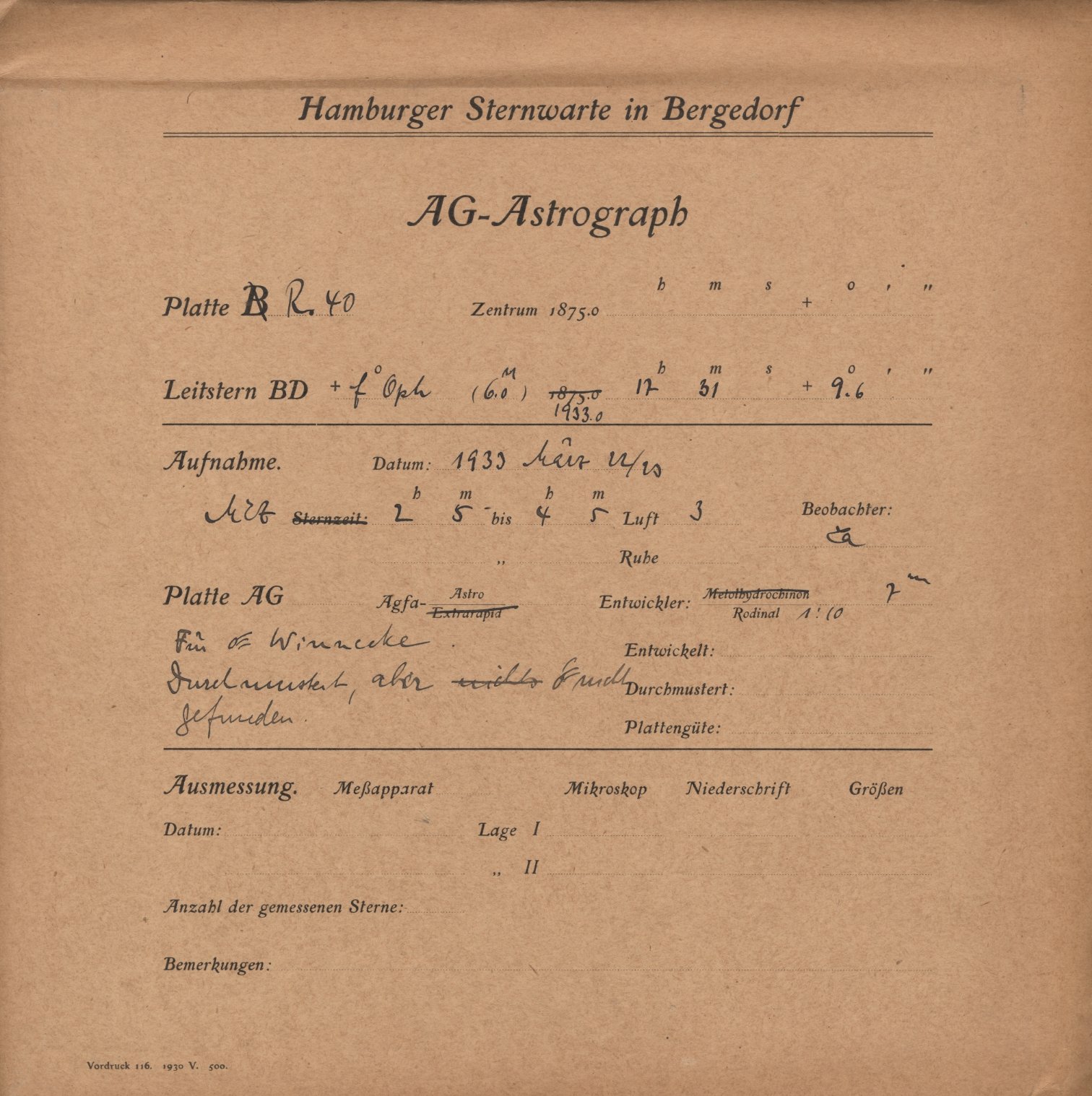 Plattenhuelle RK00040