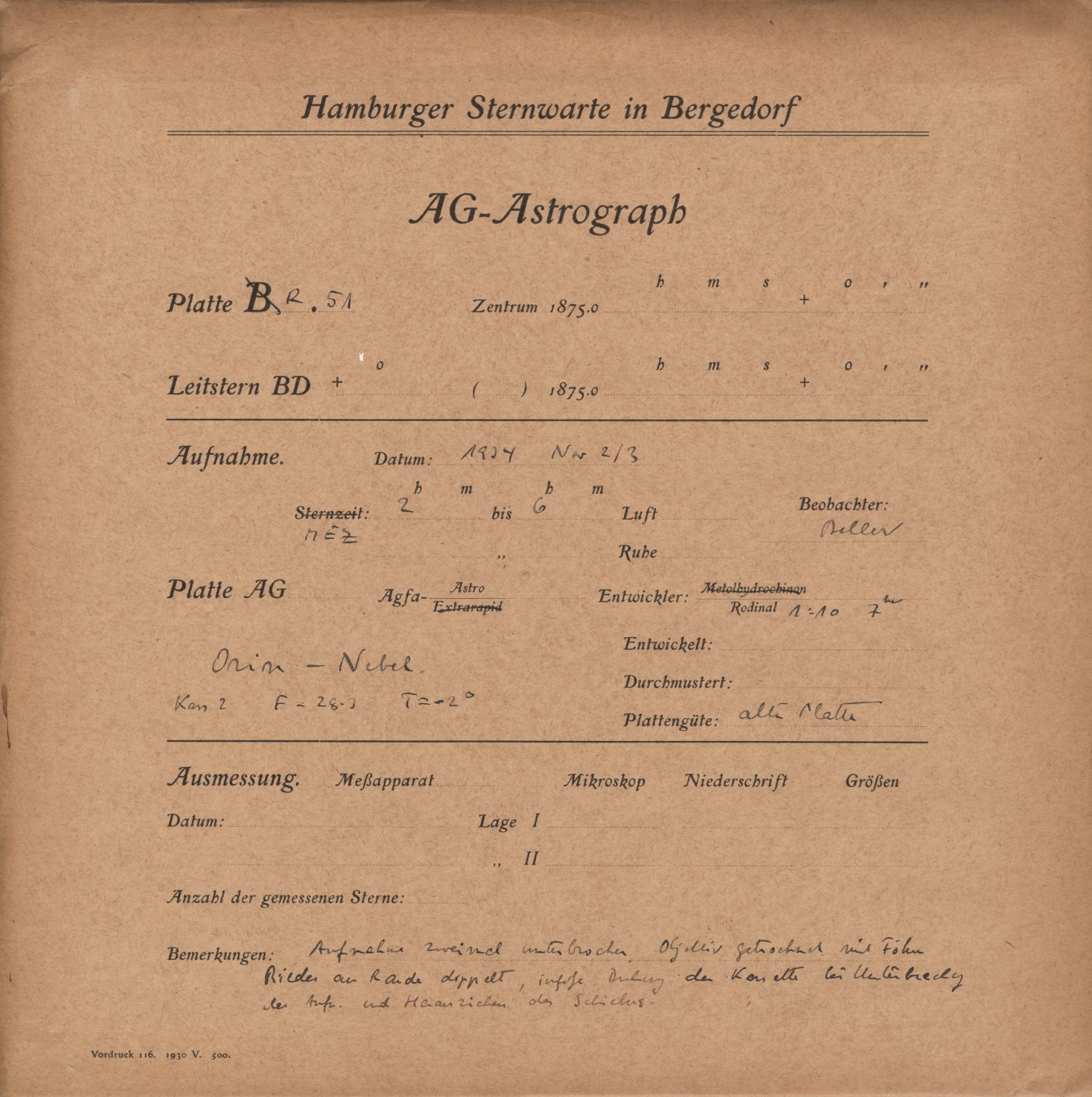 Plattenhuelle RK00051