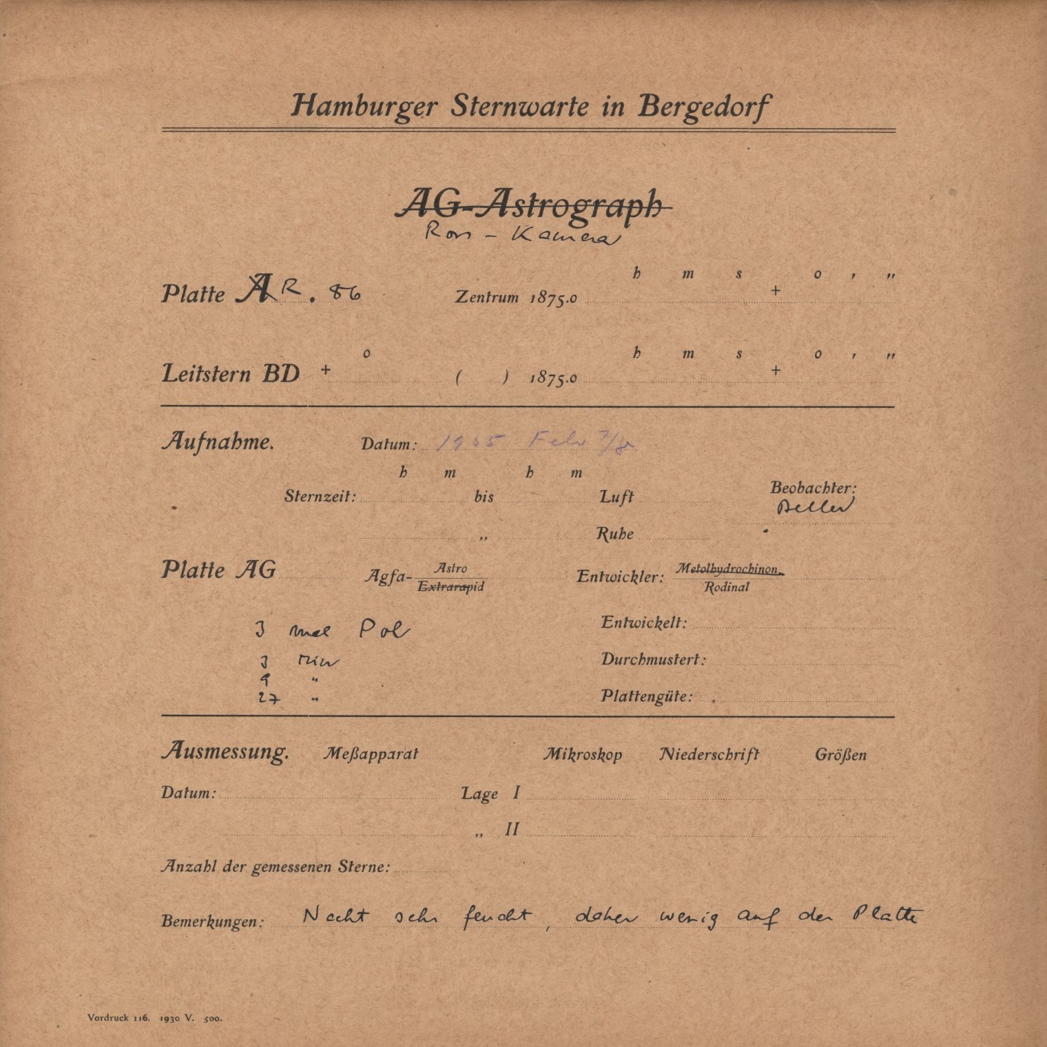 Plattenhuelle RK00086