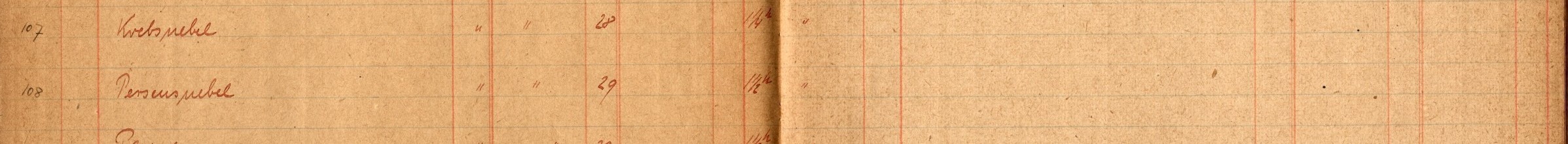 Plattenverzeichnis Eintrag00108a