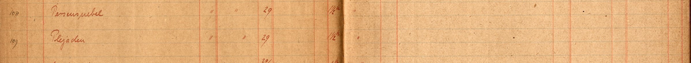 Plattenverzeichnis Eintrag00109