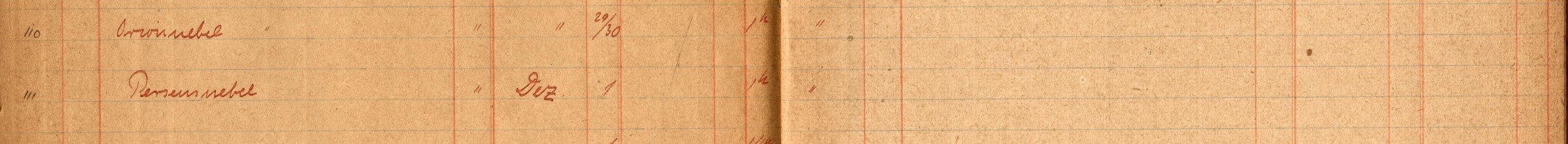Plattenverzeichnis Eintrag00111