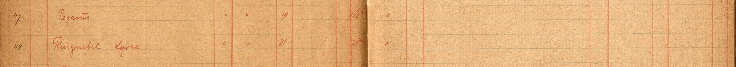 Plattenverzeichnis Eintrag00118a