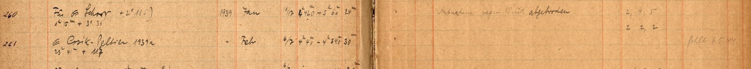 Plattenverzeichnis Eintrag00261