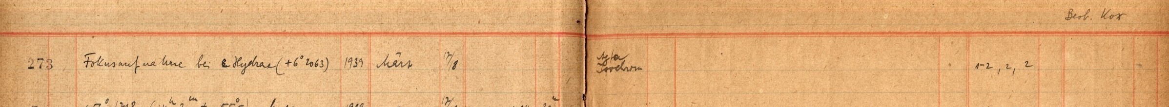 Plattenverzeichnis Eintrag00273