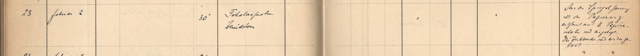 Plattenverzeichnis Eintrag00023