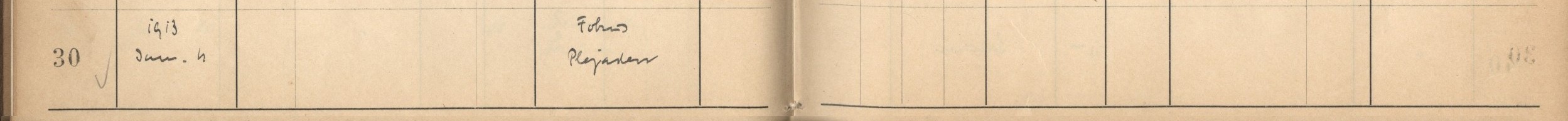 Plattenverzeichnis Eintrag00030