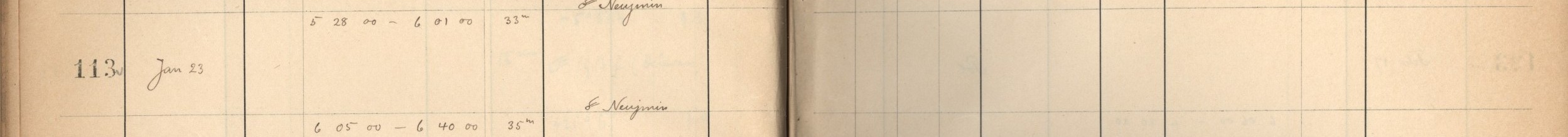 Plattenverzeichnis Eintrag00113