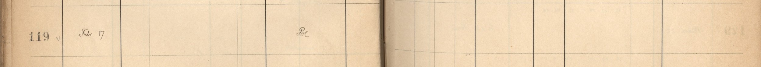 Plattenverzeichnis Eintrag00119
