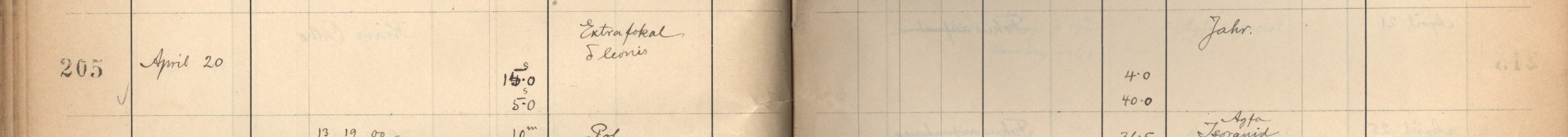 Plattenverzeichnis Eintrag00205