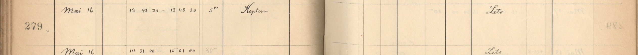 Plattenverzeichnis Eintrag00279