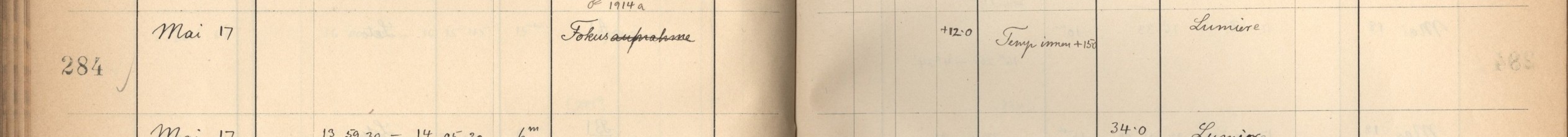 Plattenverzeichnis Eintrag00284