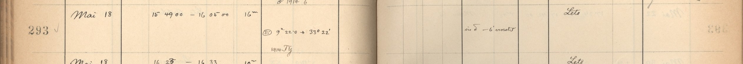 Plattenverzeichnis Eintrag00293