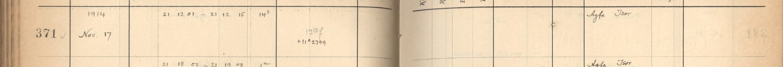 Plattenverzeichnis Eintrag00371