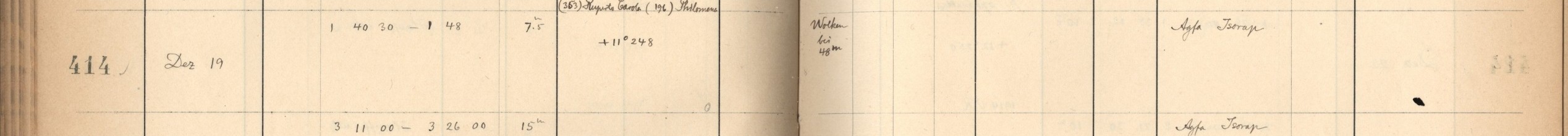 Plattenverzeichnis Eintrag00414