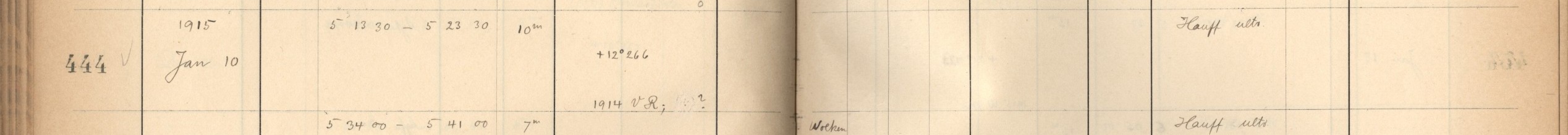 Plattenverzeichnis Eintrag00444a