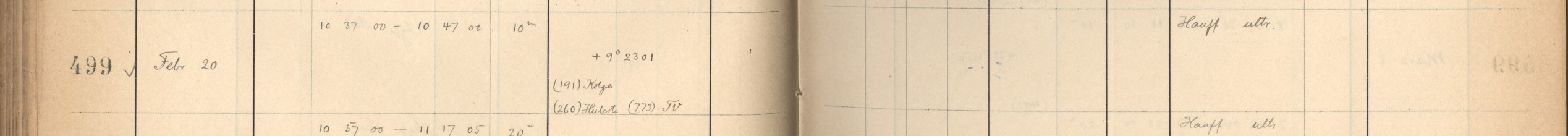 Plattenverzeichnis Eintrag00499