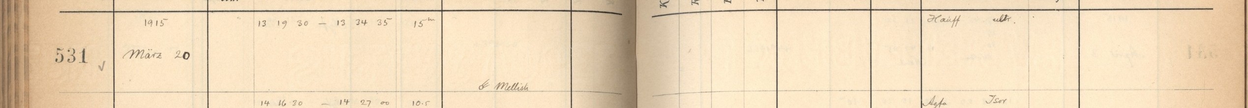 Plattenverzeichnis Eintrag00531
