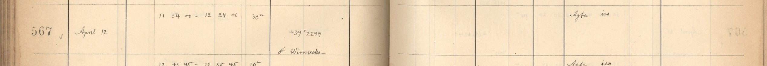 Plattenverzeichnis Eintrag00567