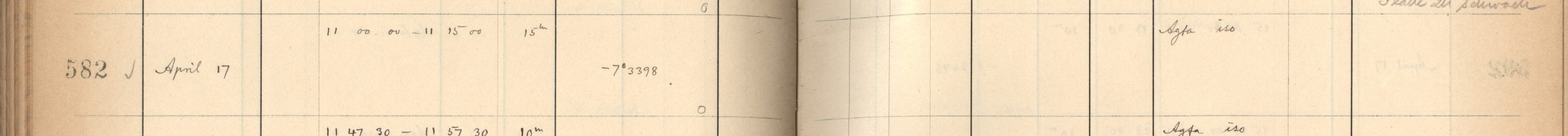 Plattenverzeichnis Eintrag00582
